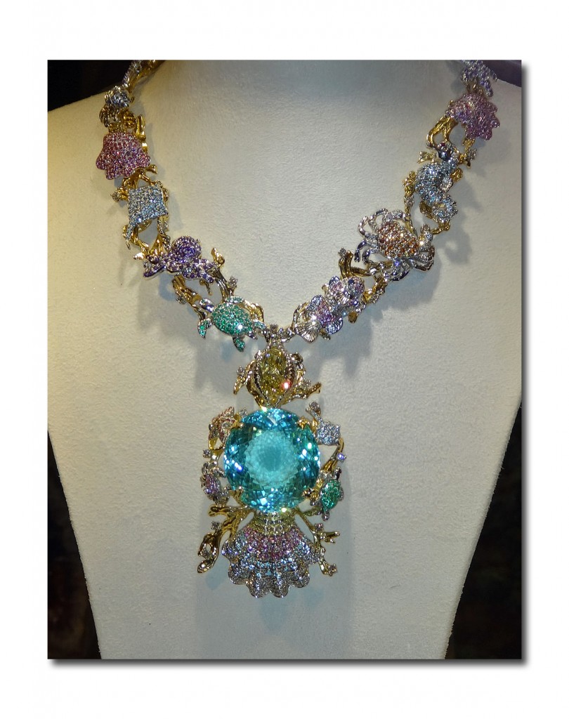 Paraiba Star of the Ocean Necklace